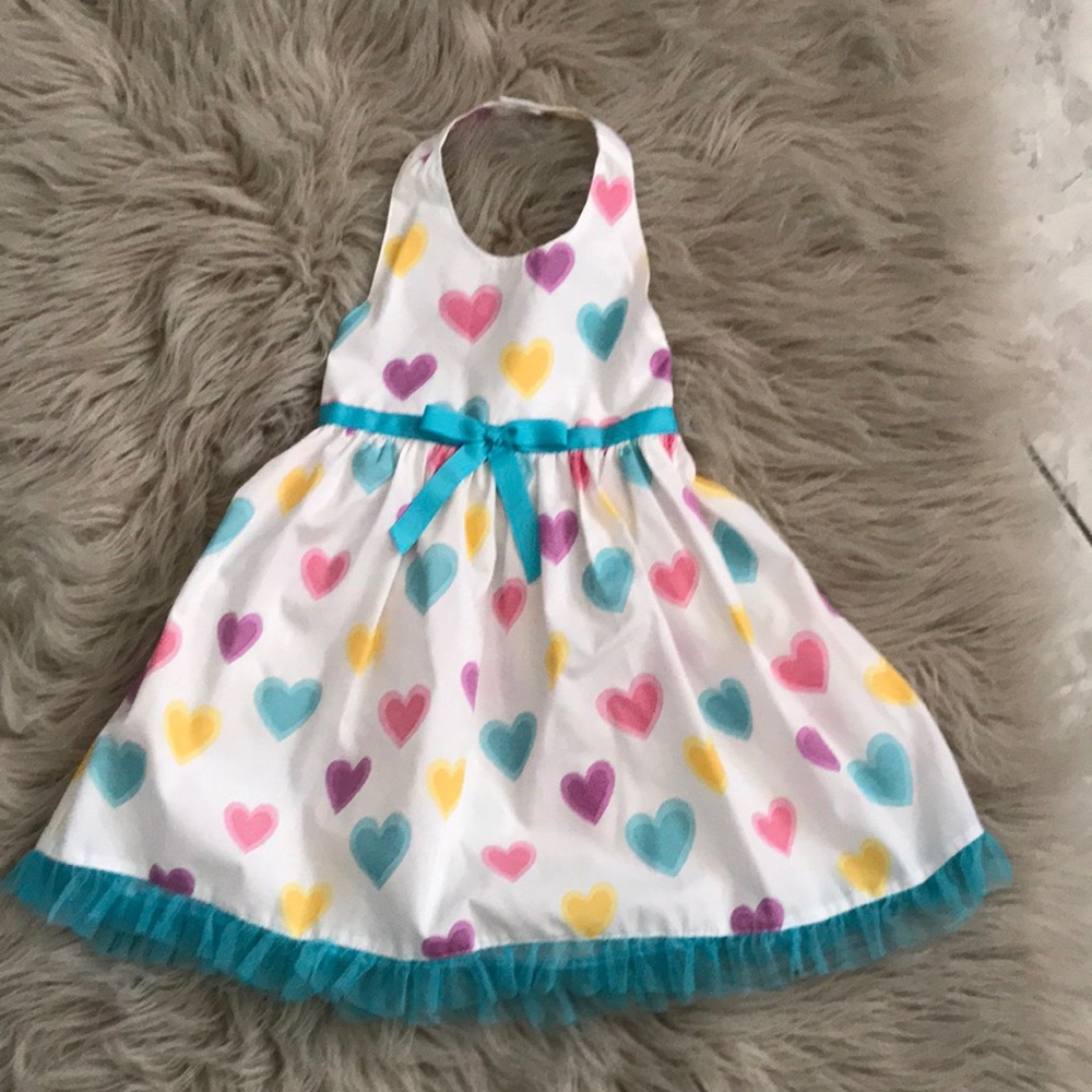 Blueberry Boulevard Girls Halter Sunny Dress  | 24 Months